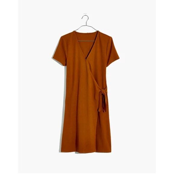 Madewell Texture & Thread Short-Sleeve Side-Tie Dress - Picture 4 of 11